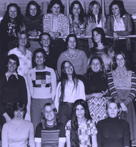Y-Teens-- this may be 1975.  I think my hair was shorter in 12th grade.