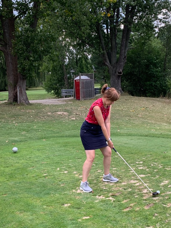 Kathy (Hafer) Kerr Another golfer with great form!